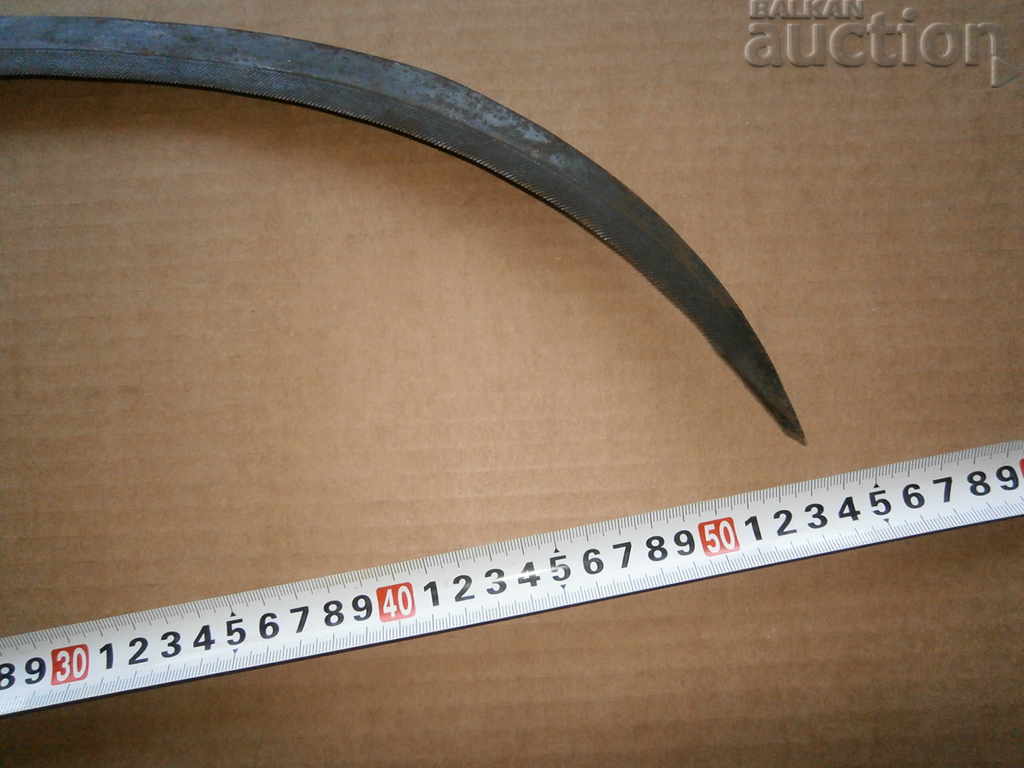 Old forged sickle farm wrought iron tool - 6 Old forged sickle farm wrought iron tool - 6