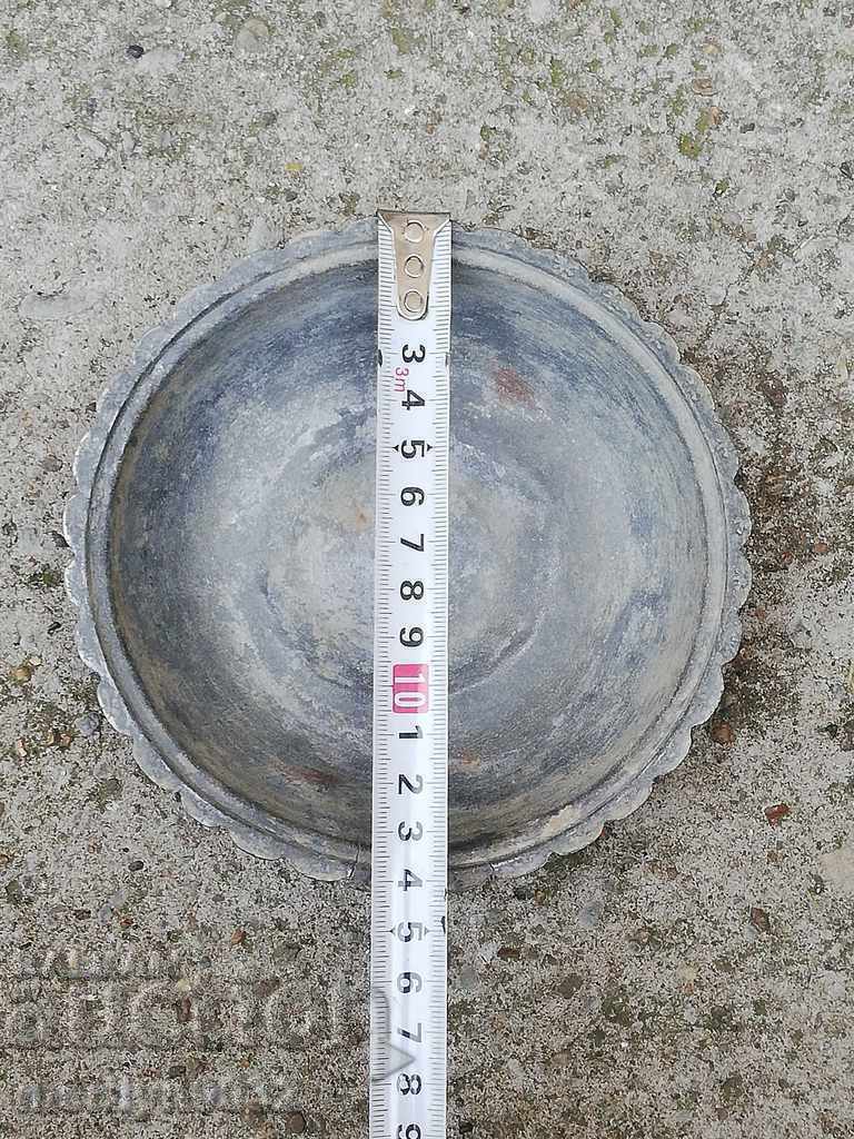 Ottoman brass saucer panica plate dish. - 5 Ottoman brass saucer panica plate dish. - 5