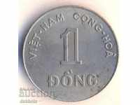 Южен Виетнам 1 донг 1964 година, медноникелов