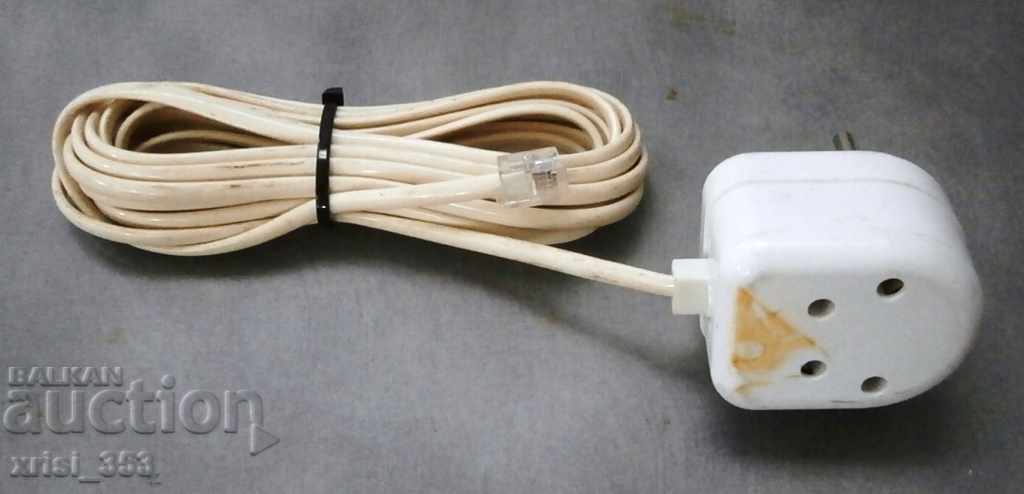 Cable with plug