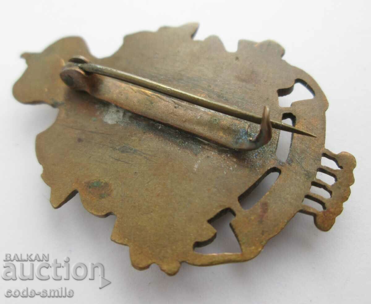 Auction Old royal badge sign Red Cross Kingdom Bulgaria Auction Old royal badge sign Red Cross Kingdom Bulgaria