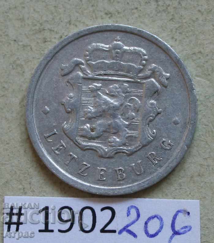 25 centime 1954 Luxemburg cu preț € 0.36 | 0.70 BGN