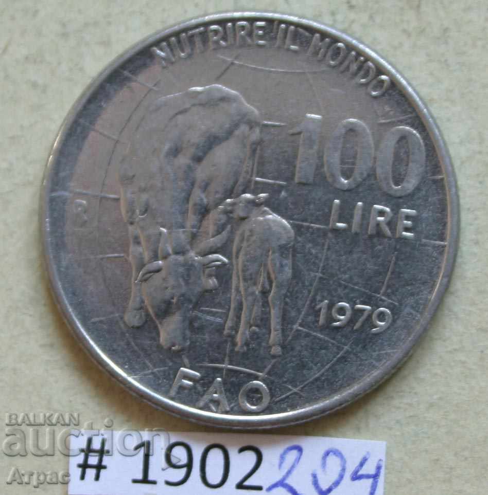 100 λίβρες 1979 Ιταλία