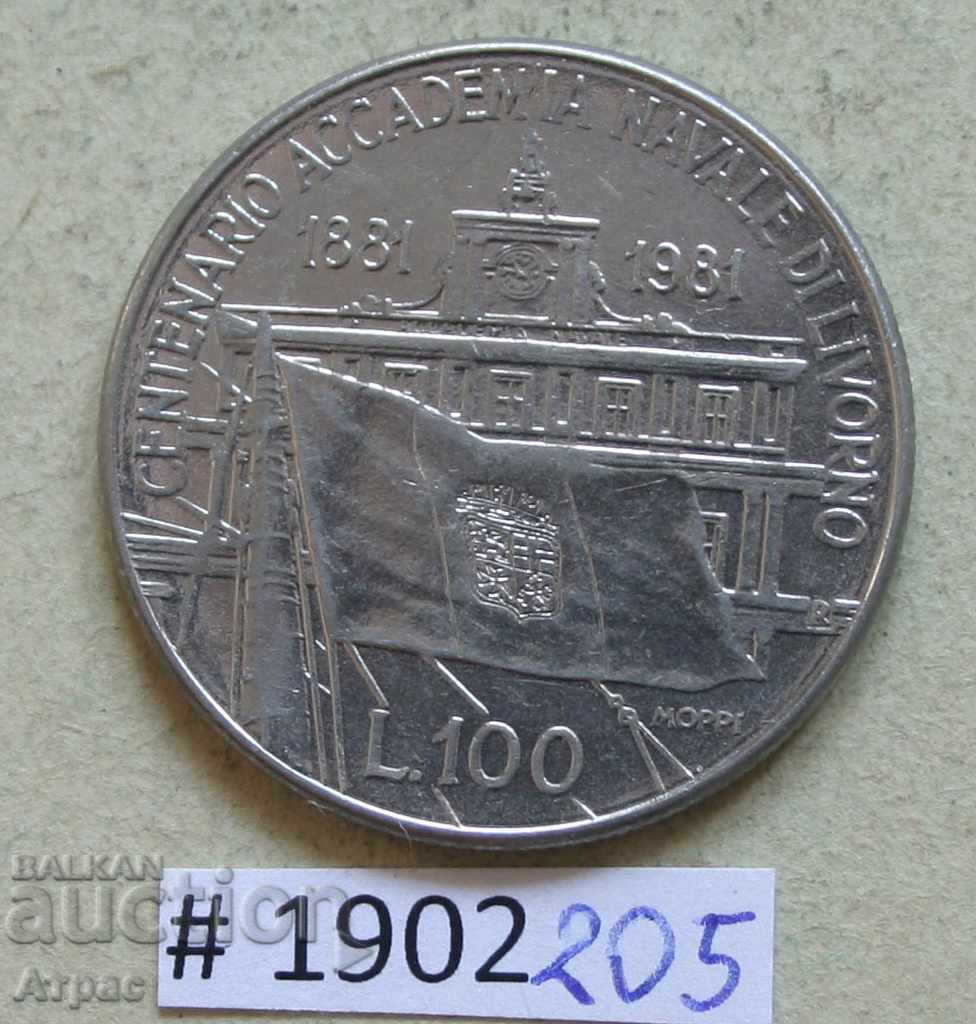 100 liras 1981 Italia