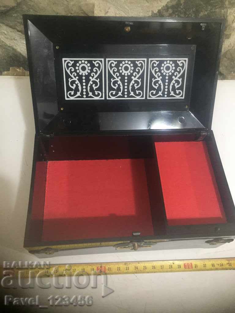 a very old mechanical, working music box with price 100.00 BGN | € 51.13 a very old mechanical, working music box with price 100.00 BGN | € 51.13