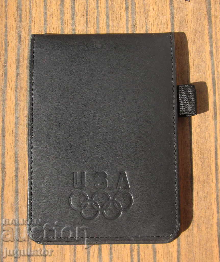 original leather wallet of the US Olympic Committee