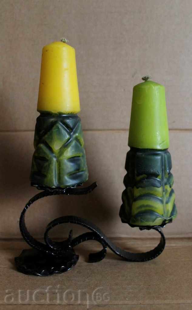 . WROUGHT SOCIETY CANDLES WROUGHT IRON CANDLE Wax candles NRB