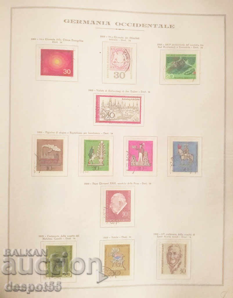 Delivery of 1948. Zap. Germany (GFR). Collection. Delivery of 1948. Zap. Germany (GFR). Collection.