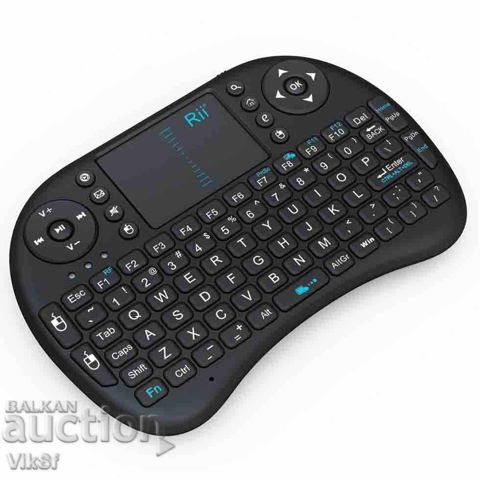 Smart Wireless Keyboard + TouchPad. Smartphone, PC, TVbox, with price 22.50 BGN | € 11.50