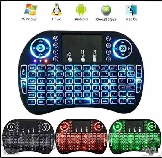Smart Smart Keyboard + TouchPad Smartphone, PC, TVbox,