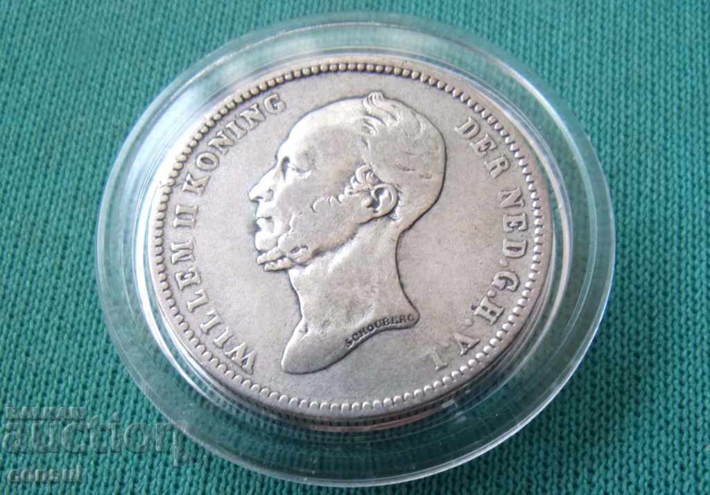 The Netherlands 25 Cent 1849 Rare