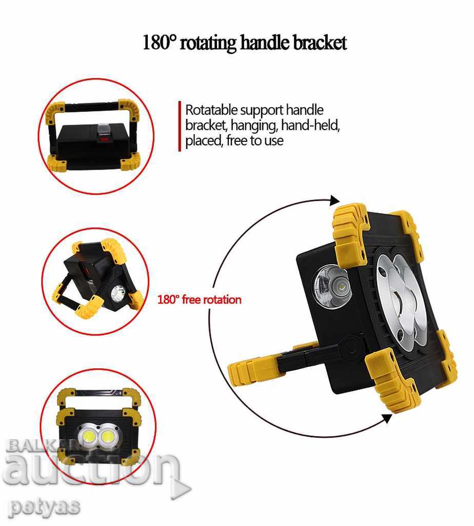 LED Floodlight 20W Rechargeable 812 / LL-802 - 5