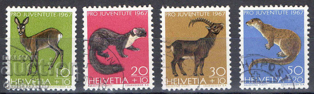 1967. Ελβετία. Άγρια ζώα.