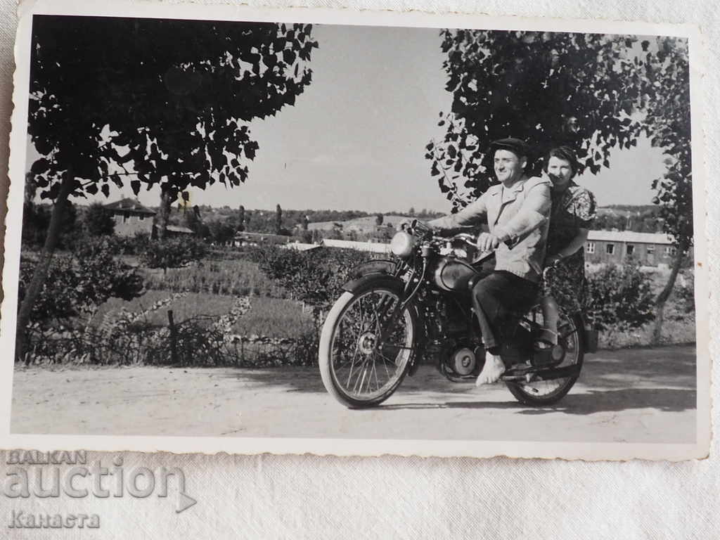 Old Photo Motorcycle K 245