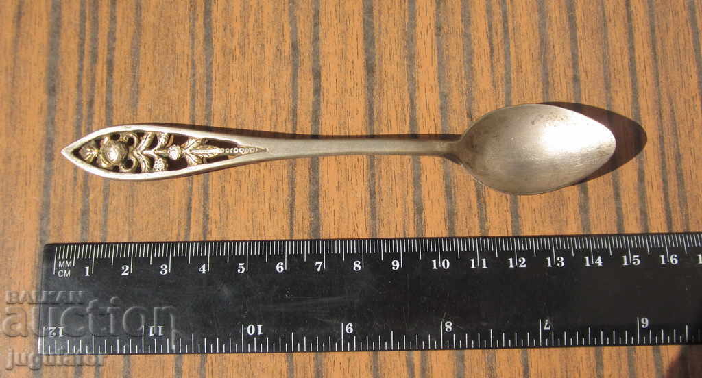 old traditional Bulgarian Revival silver spoon - 7