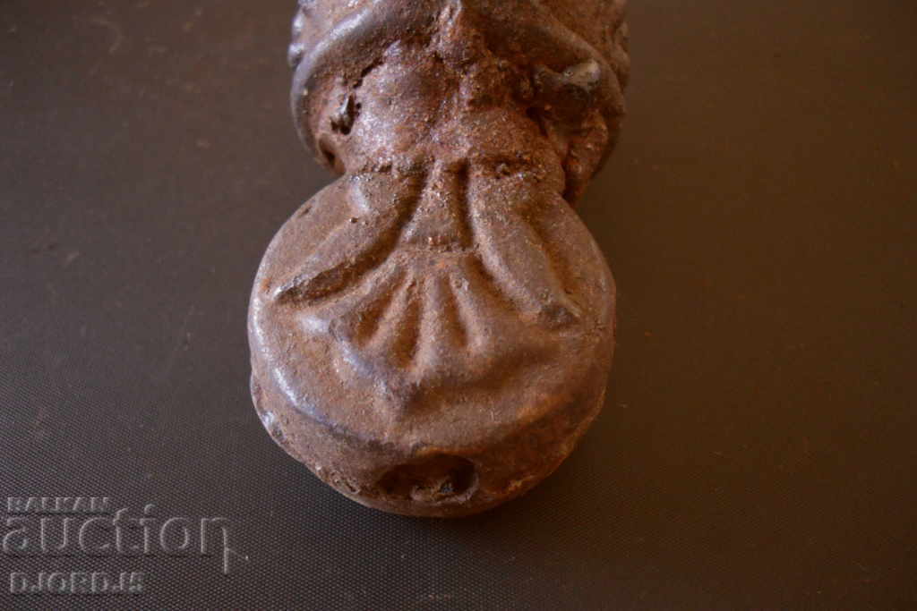 Cast iron handle, ornaments - 7