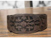 Brățară veche de damă din argint cu email 84, Rusia Imperială