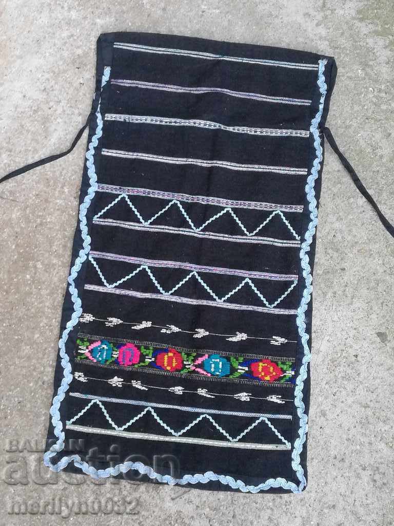 Old woven, embroidered and embroidered apron, costume, sukman