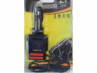 FM transmitter with cable for charging phones LCD, USB, AUX