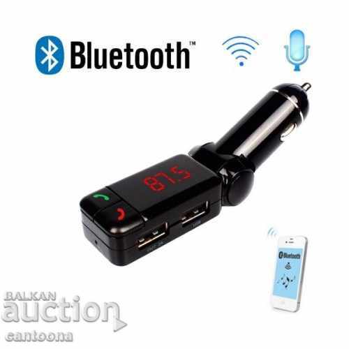 Transmițător de lux Bluetooth FM cu încărcător USB