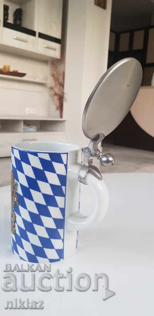 Auction  German Ceramic Mug - 0.6 l. Bavaria