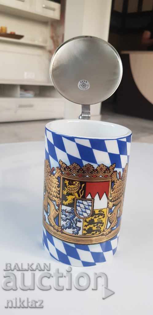 German Ceramic Mug - 0.6 l. Bavaria - 7