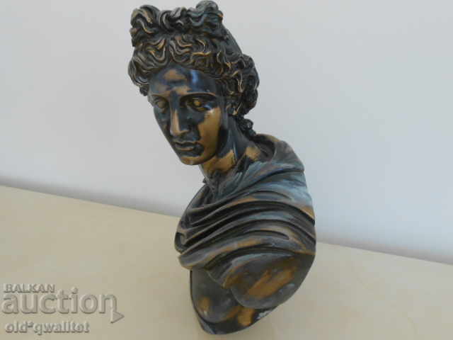 Sculpture: Apollo, made of Alabaster, about 10 kg - 5 Sculpture: Apollo, made of Alabaster, about 10 kg - 5