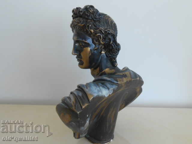 Sculpture: Apollo, made of Alabaster, about 10 kg - 6 Sculpture: Apollo, made of Alabaster, about 10 kg - 6