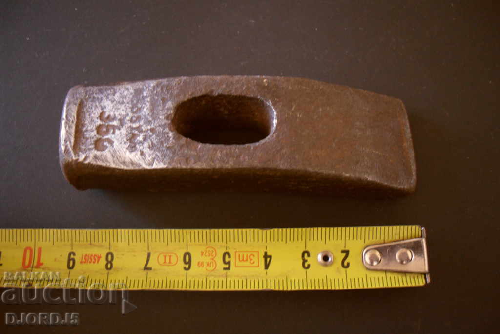 Old hammer, highlighted with price 4.00 BGN | € 2.05 Old hammer, highlighted with price 4.00 BGN | € 2.05