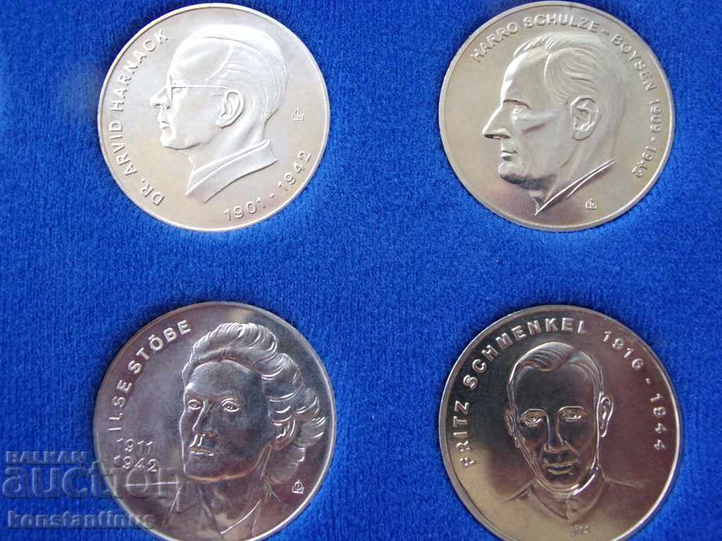 Livrarea GDR Trial Set 1974 UNC Rare 6 piese PROBA
