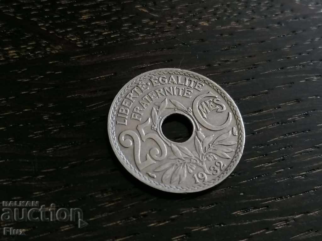 Auction Coin - France - 25 cm | 1932 Auction Coin - France - 25 cm | 1932
