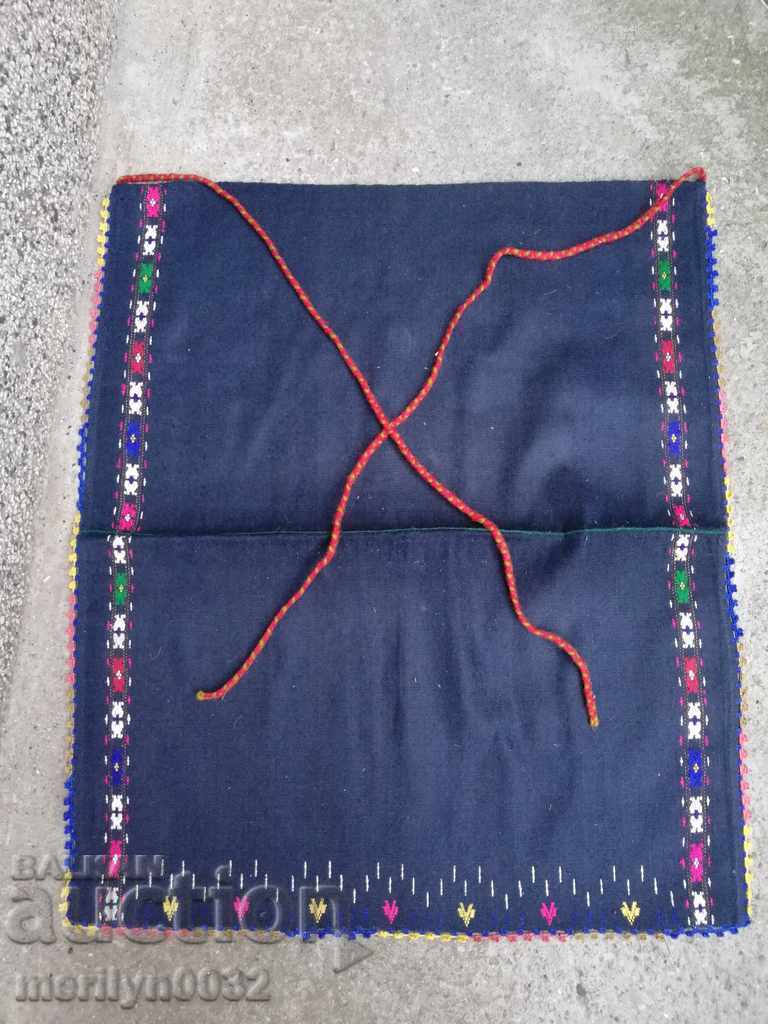 Old woven, embroidered and embroidered apron, costume, sukman