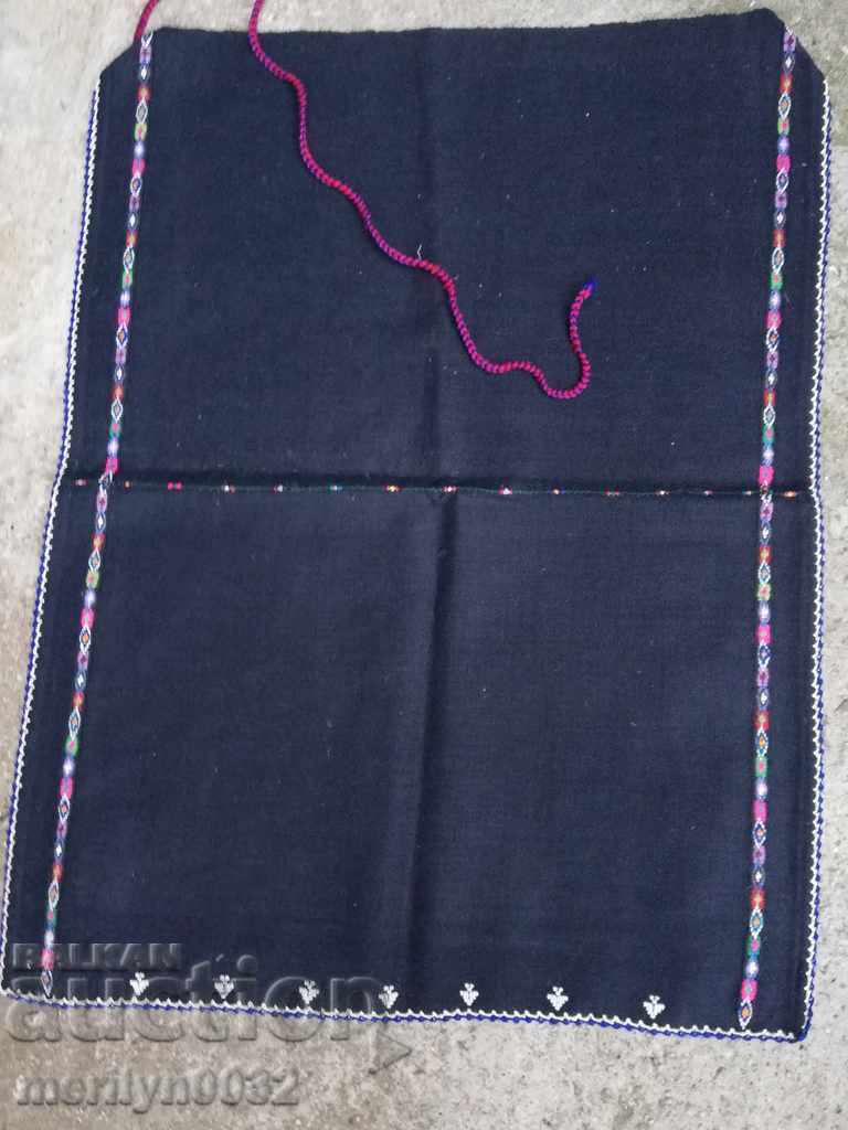 Șorț vechi țesut, brodat și brodat, costum, sukman