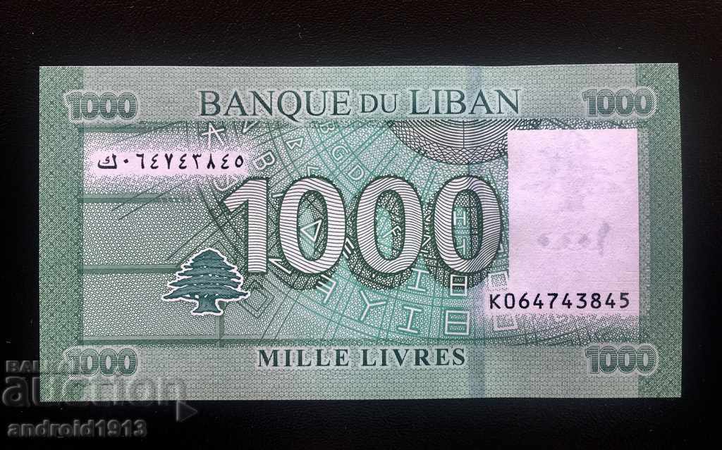 ЛИВАН - 1000 ЛИВРИ, Р-90, UNC