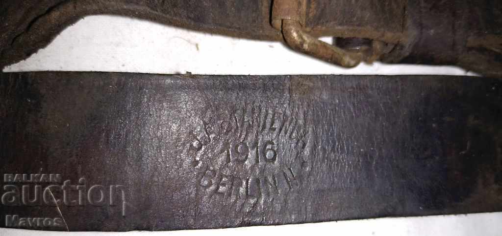 Auction Soldier's Spade Carrier (010) - Germany 1916. Marked. Auction Soldier's Spade Carrier (010) - Germany 1916. Marked.