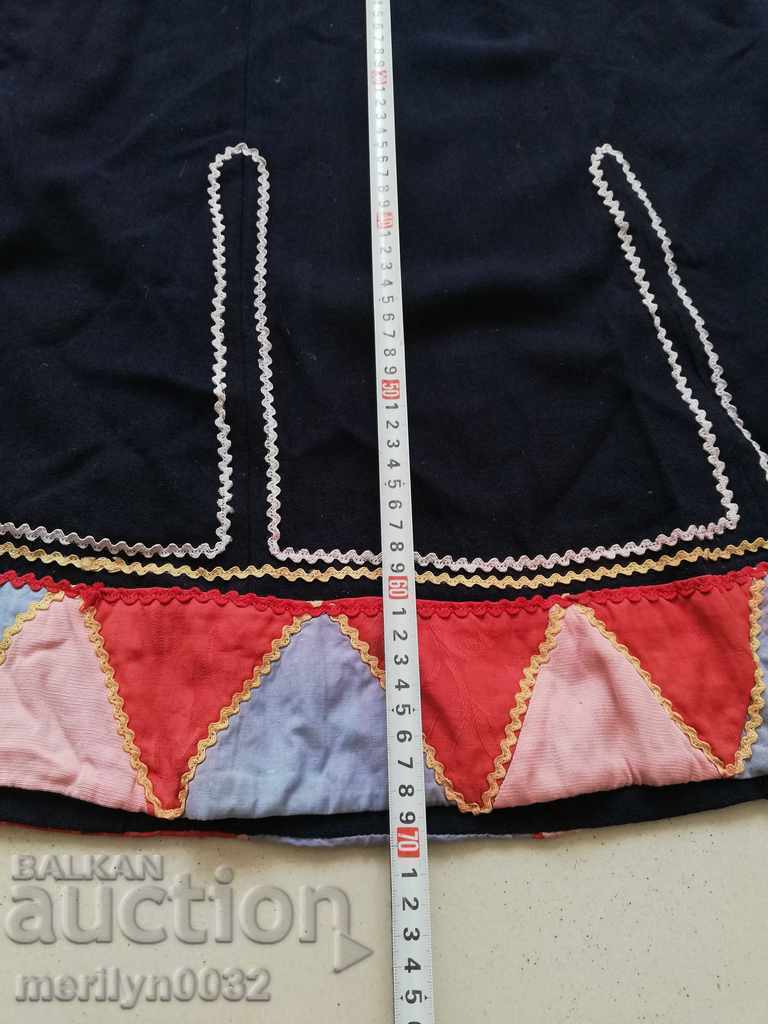 Auction  Old petticoat from folk costume embroidery shaek kurlyanka sukman