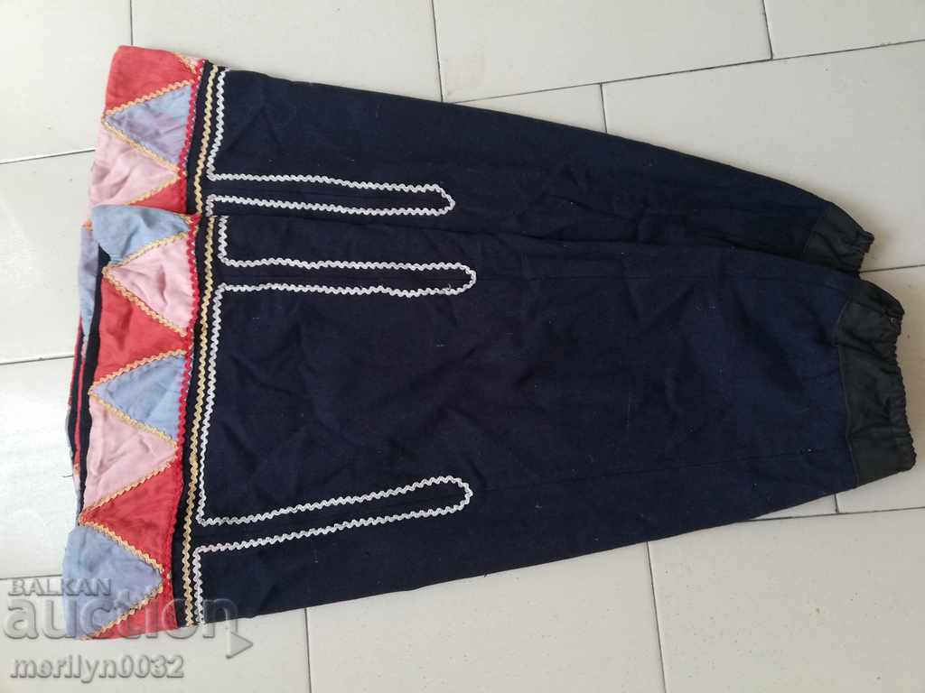 Old petticoat from folk costume embroidery shaek kurlyanka sukman - 6