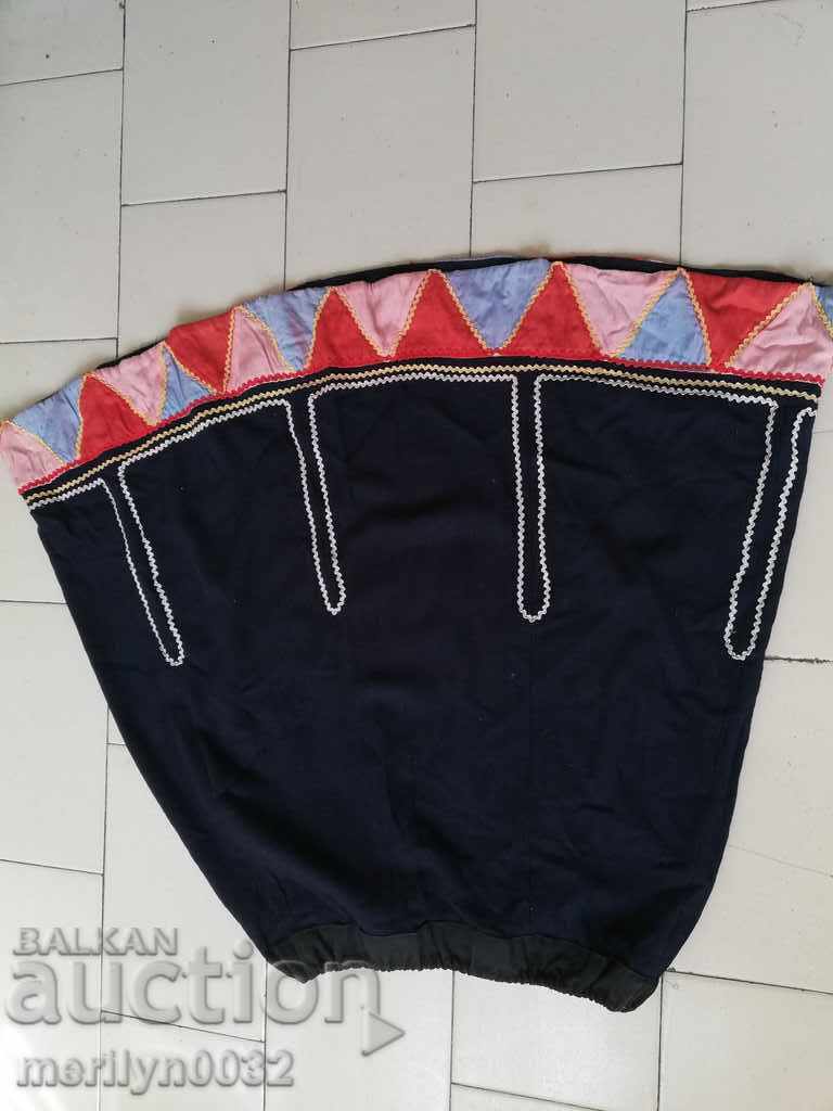 Old petticoat from folk costume embroidery shaek kurlyanka sukman - 7