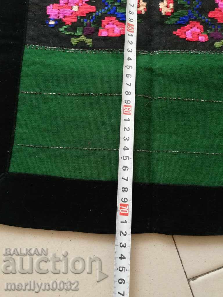 Old woven, embroidered and embroidered apron, costume, sukman - 5