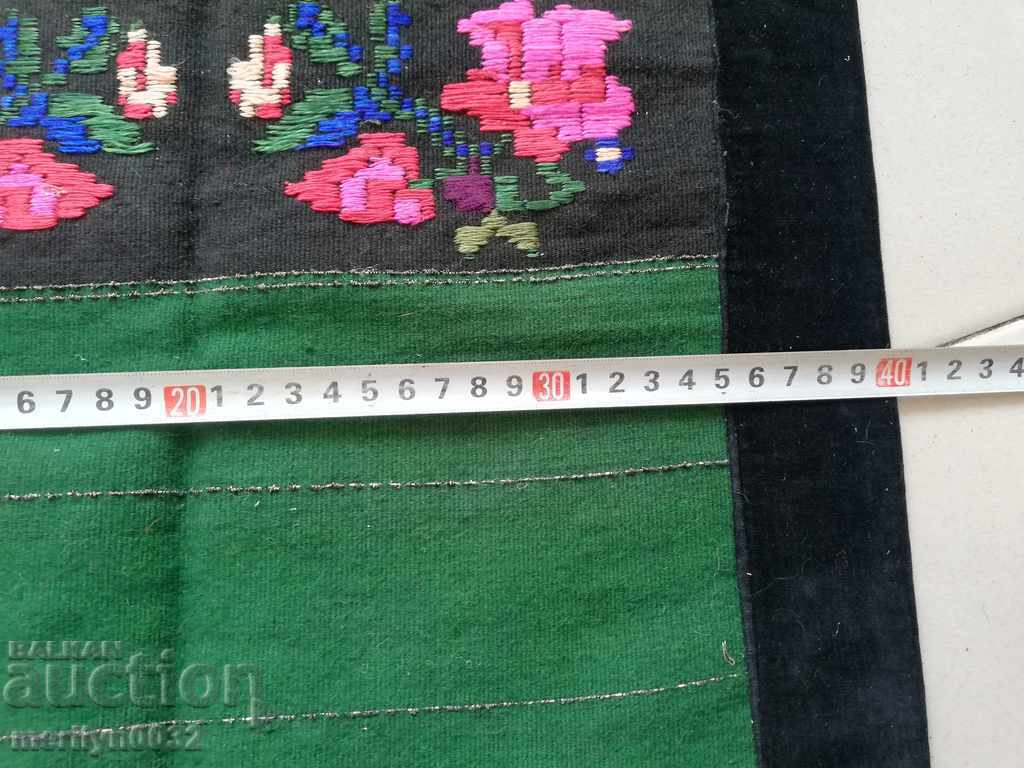 Old woven, embroidered and embroidered apron, costume, sukman - 6