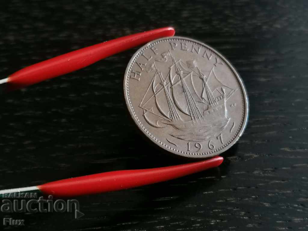 Coin - UK - 1/2 (half) penny | 1967 with price 3.25 BGN | € 1.66 Coin - UK - 1/2 (half) penny | 1967 with price 3.25 BGN | € 1.66