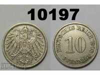 Germany 10 pfenig 1908 A coin
