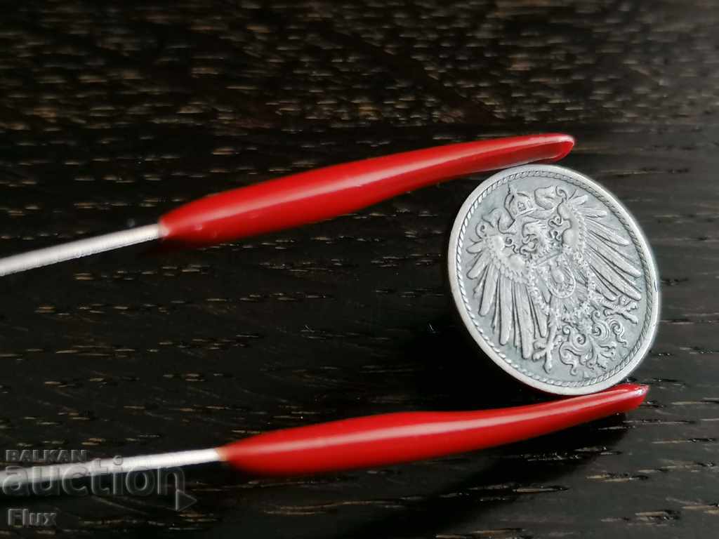 Moneda Reich - Germania - 5 pfeniga | 1911. seria A cu preț 4.25 BGN | € 2.17