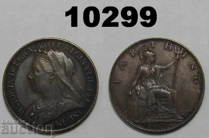 United Kingdom 1 Forthing 1901 Coin