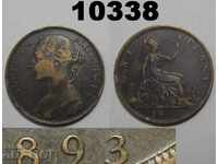 Great Britain 1 penny 1893 coin