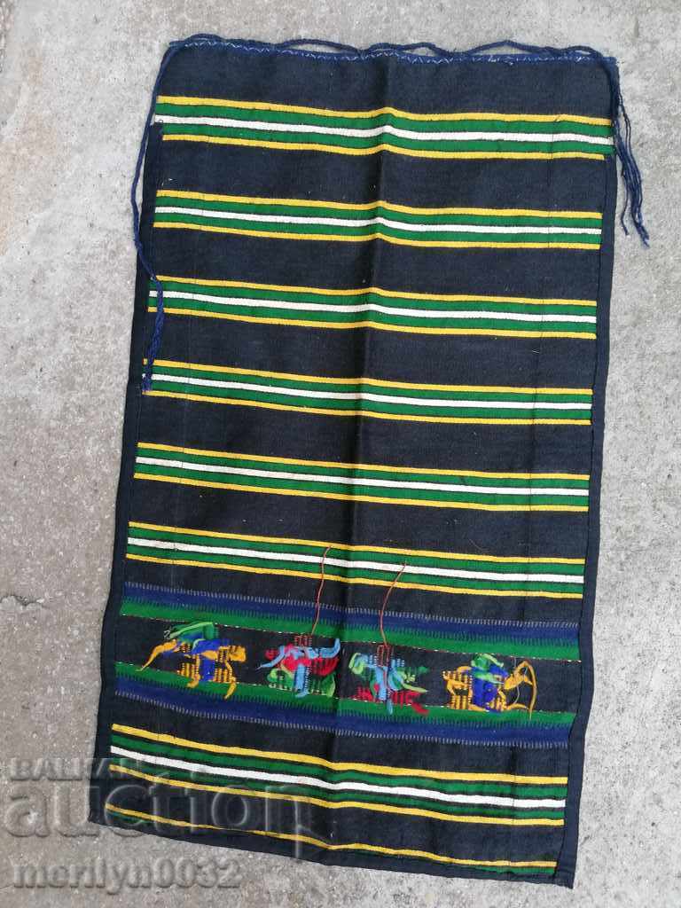 Old woven, embroidered and embroidered apron, costume, sukman - 5