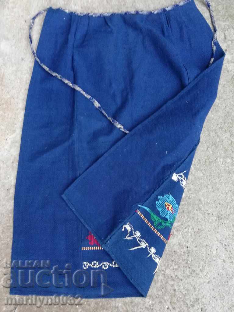 Παλιά υφαντά, κεντήματα και κεντημένα ποδιά φόρεμα, ποδιά - 5