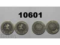 Дефект 10 сантима 1861 Белгия монета