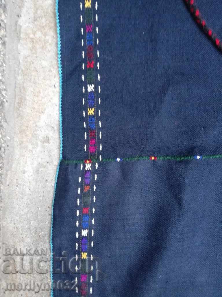 Παράδοση Παλιά υφαντό κεντημένη ποδιά κεντημένη με πούλιες φόρεμα φορεσιά