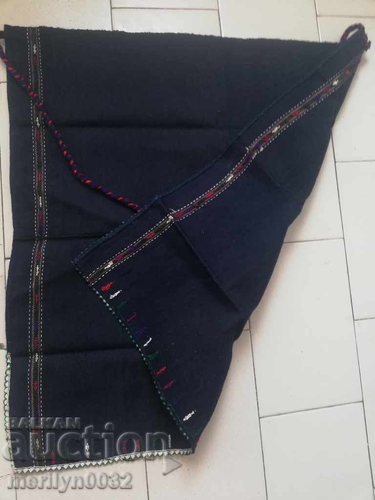 Old woven embroidered embroidered apron with purple sukman costume - 5 Old woven embroidered embroidered apron with purple sukman costume - 5